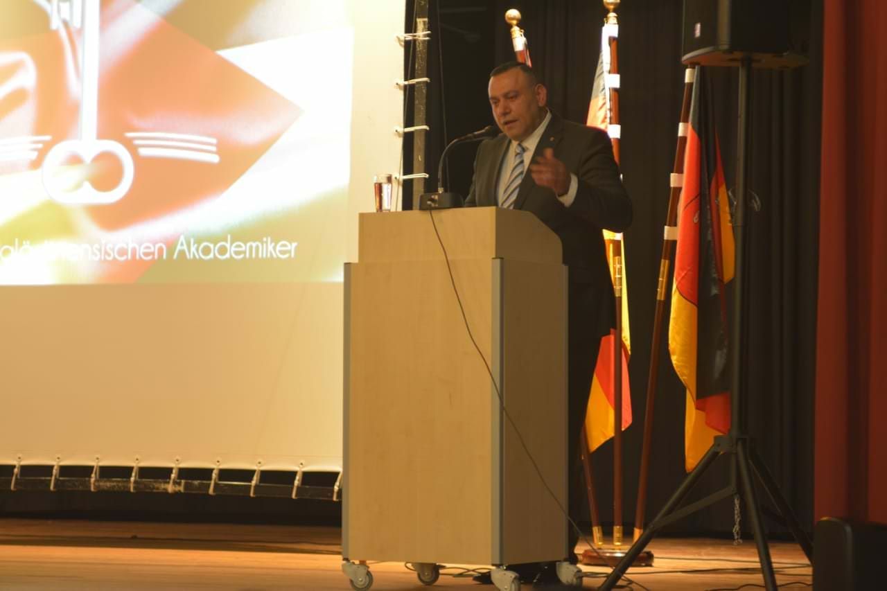 احتفال تأسيس النادي الاكاديمي الفلسطيني لخريجي الجامعات والمعاهد الالمانيه