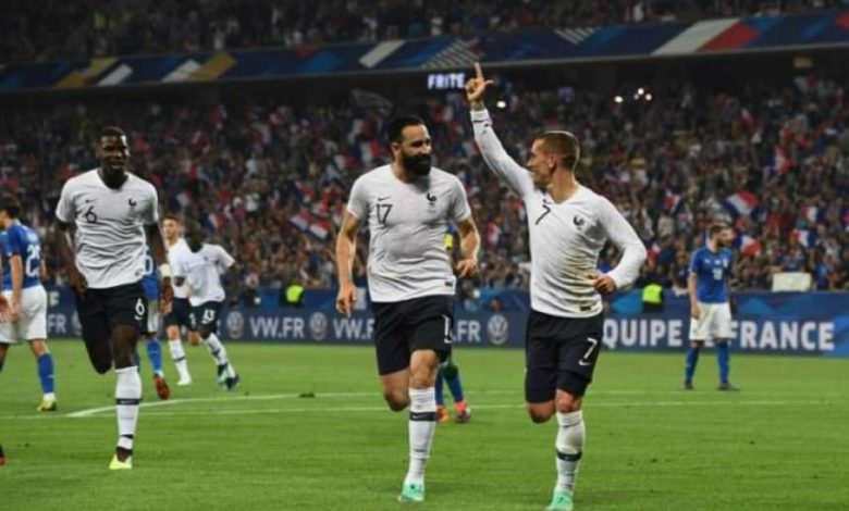 فرنسا تفوز على إيطاليا وتعادلان لمصر وتونس مع كولومبيا وتركيا
