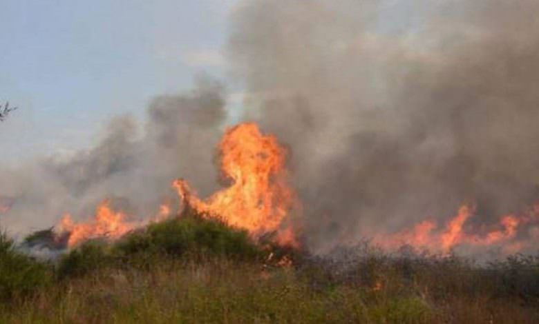 حرائق في غلاف غزة بفعل طائرات ورقية حارقة