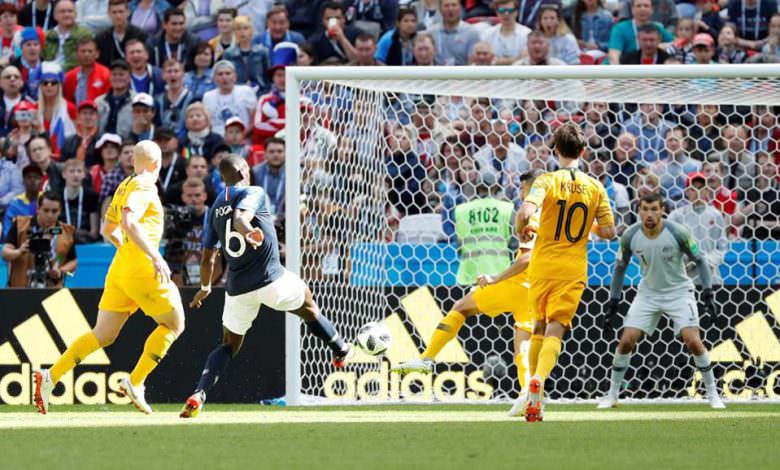 بول بوغبا يمنح فرنسا الفوز على أستراليا