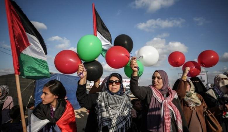 مهرجان نسوي كبير في مخيمات العودة شرق غزة
