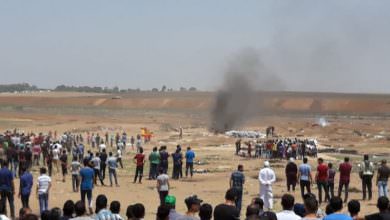 العدو يطلق صاروخاً قرب شبان شرقي غزة