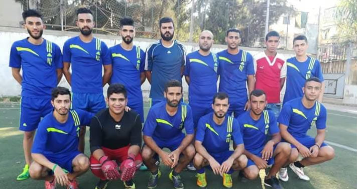 فوز نادي الهلال على نادي التنمي بدورة ابو علي مصطفى في مخيم البداوي
