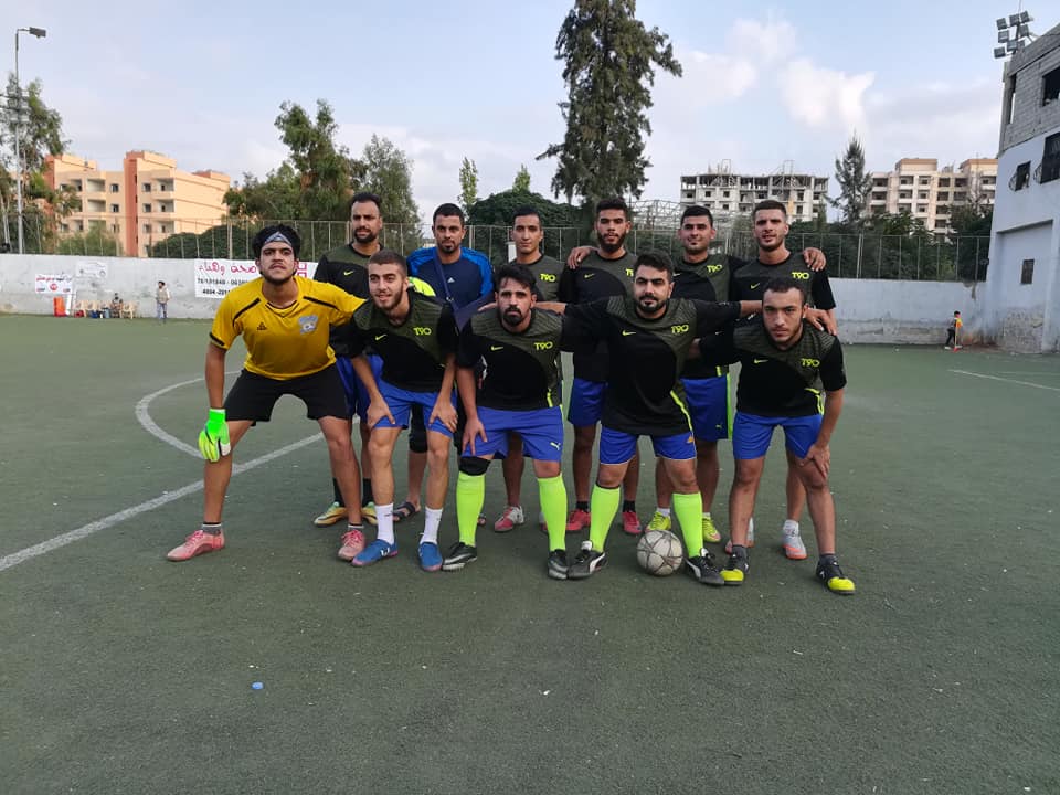فوز نادي نادي الاشبال 3  - 0 على نادي الضفه في مخيم البداوي