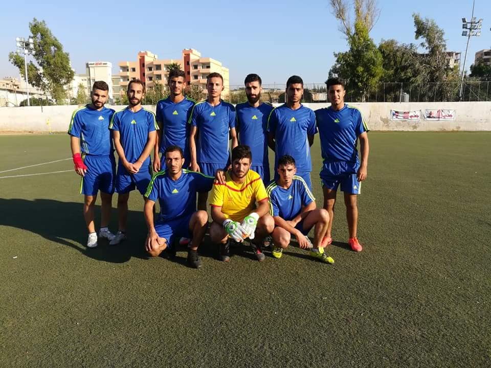 فوز نادي نادي الاشبال 3  - 0 على نادي الضفه في مخيم البداوي