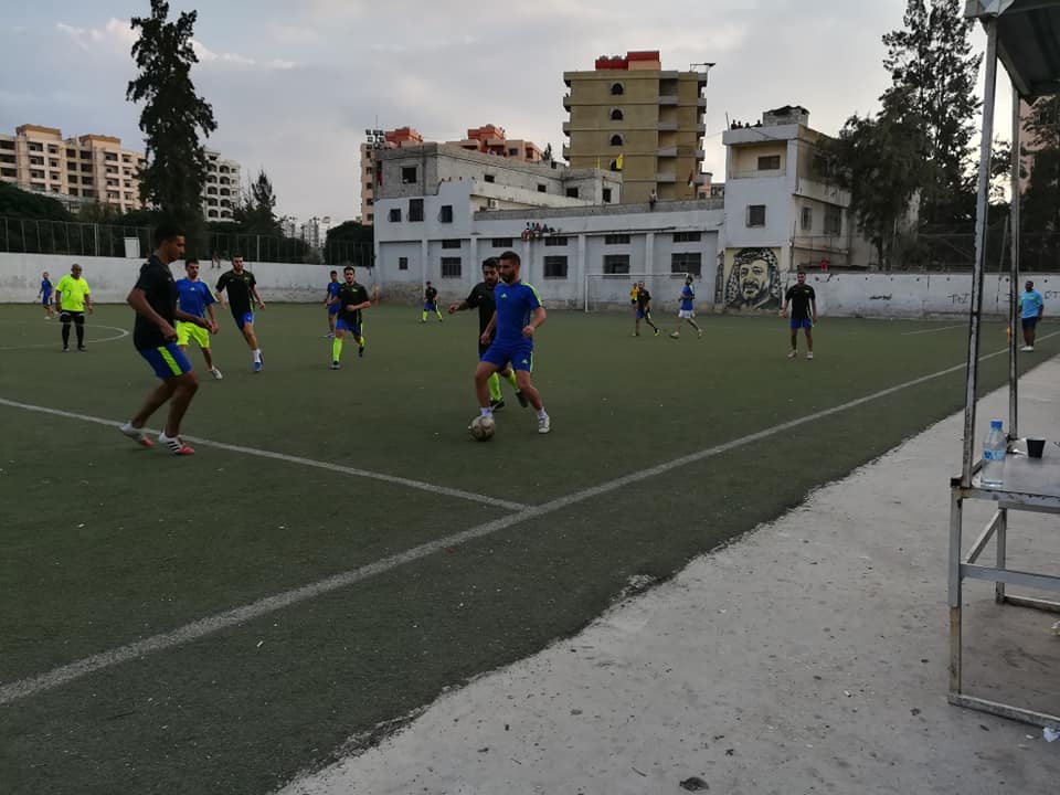 فوز نادي نادي الاشبال 3  - 0 على نادي الضفه في مخيم البداوي