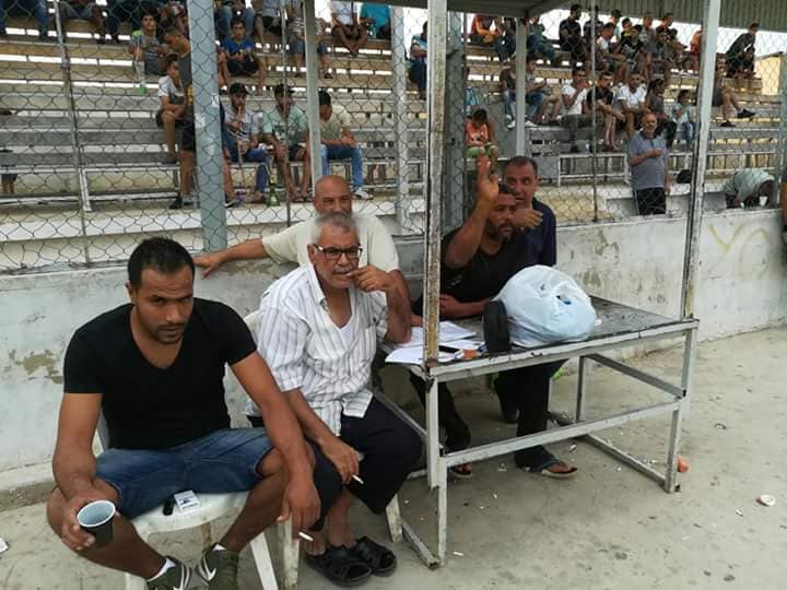 تعادل نادي الشبيبة و نادي الصمود في مخيم البداوي