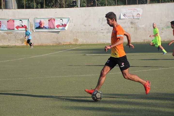 فوز فريق اليرموك على الشبيبة في مخيم البداوي