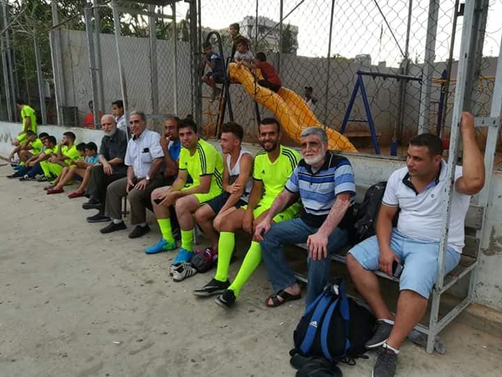 تعادل نادي الشبيبة و نادي الصمود في مخيم البداوي