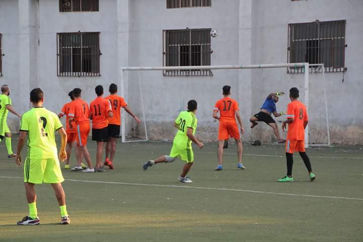 فوز فريق اليرموك على الشبيبة في مخيم البداوي