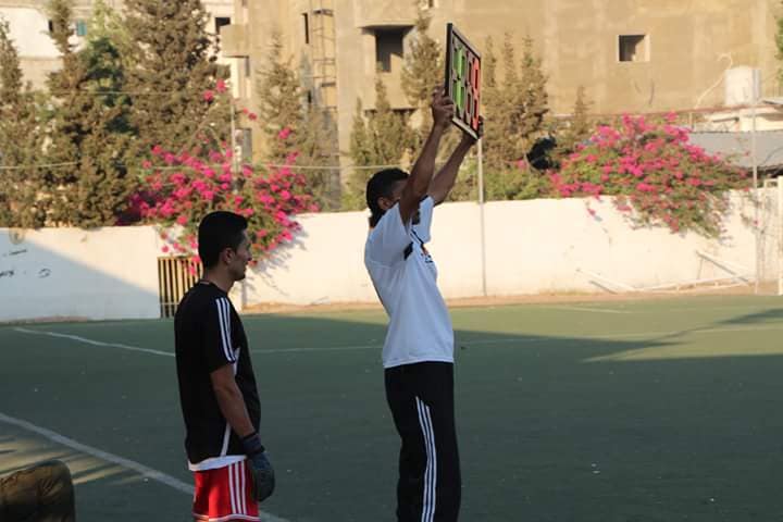 فوز فريق اليرموك على الشبيبة في مخيم البداوي