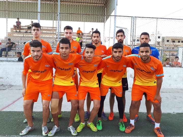 فوز فريق اليرموك على الشبيبة في مخيم البداوي