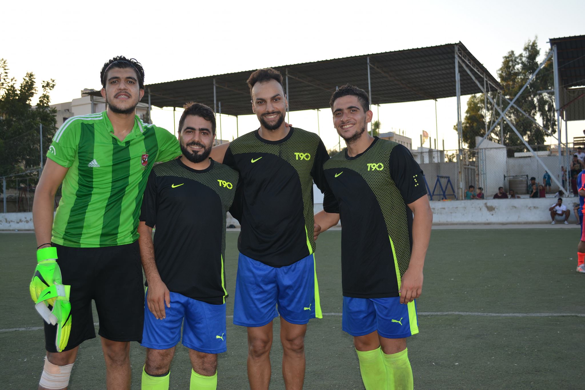 فوز نادي الأشبال على نادي النصمود على أرض ملعب فلسطين في مخيم البداوي