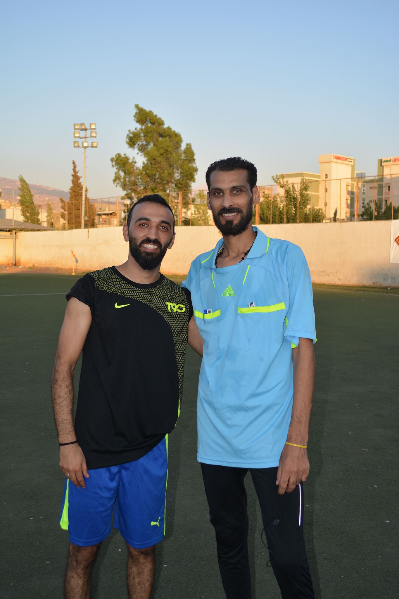 فوز نادي الأشبال على نادي النصمود على أرض ملعب فلسطين في مخيم البداوي