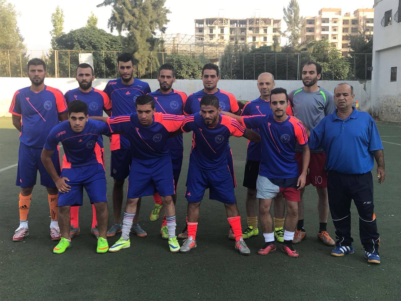 فوز نادي اليرموك على نادي الصمود 4-1 على ارض ملعب فلسطين في ميخم البداوي