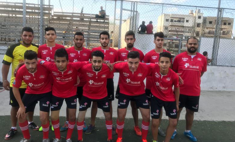 فوز نادي اليرموك على نادي الصمود 4-1 على ارض ملعب فلسطين في ميخم البداوي