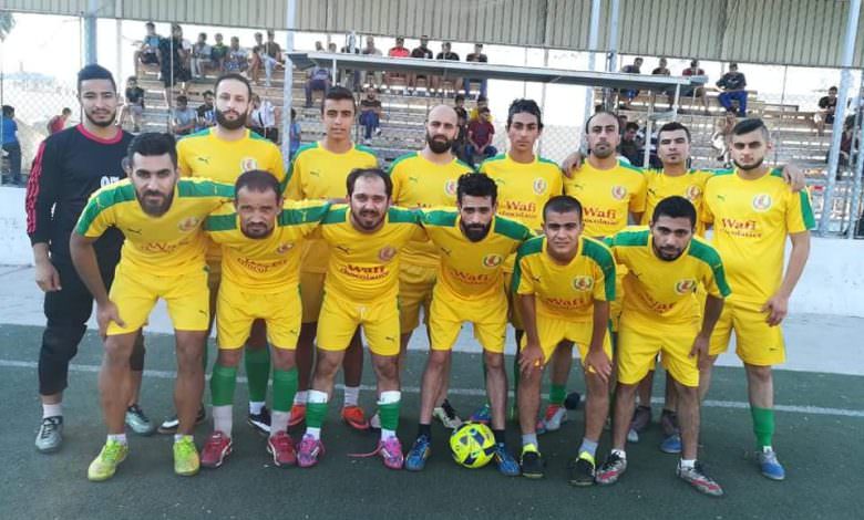 فوز نادي الهلال على نادي الدره 3-0 في مخيم البداوي