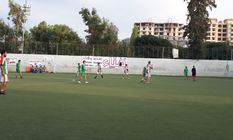 تعادل نادي الخليل مع نادي فلسطين ليتأهل الفريقين الى الدور الثاني في مخيم البداوي