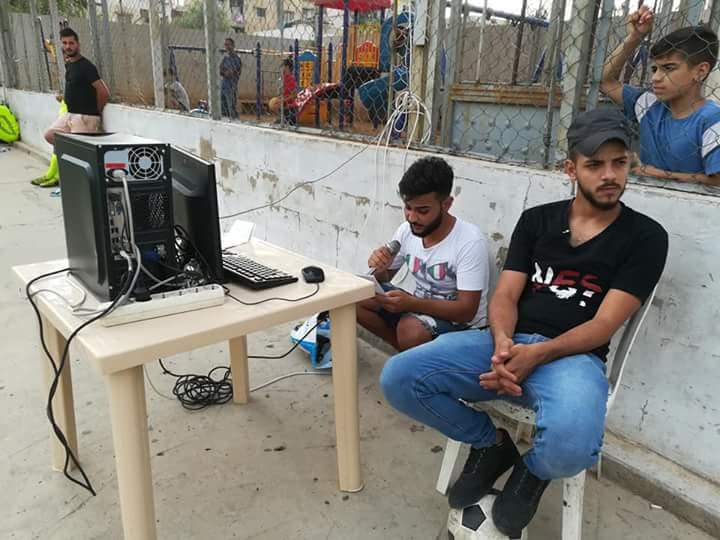 تعادل نادي الشبيبة و نادي الصمود في مخيم البداوي