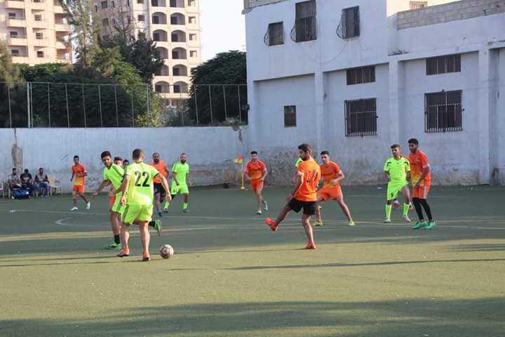 فوز فريق اليرموك على الشبيبة في مخيم البداوي