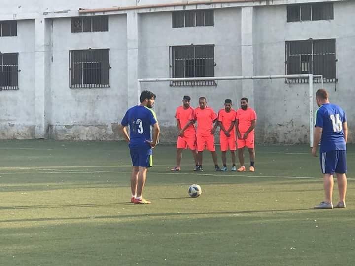 فوز نادي الضفة على نادي الدرة في مخيم البداوي