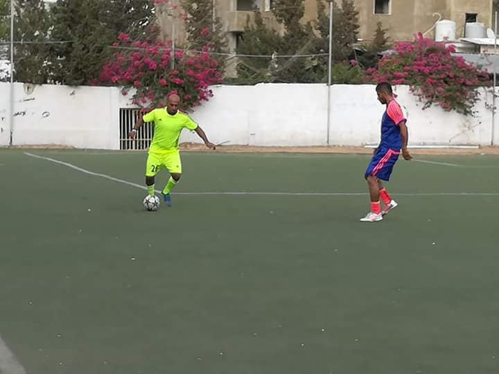 تعادل نادي الشبيبة و نادي الصمود في مخيم البداوي