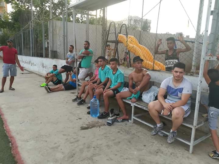 تعادل نادي القدس و نادي الأجيال في مخيم البداوي
