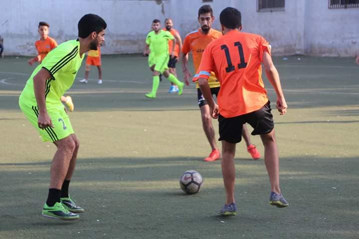 فوز فريق اليرموك على الشبيبة في مخيم البداوي