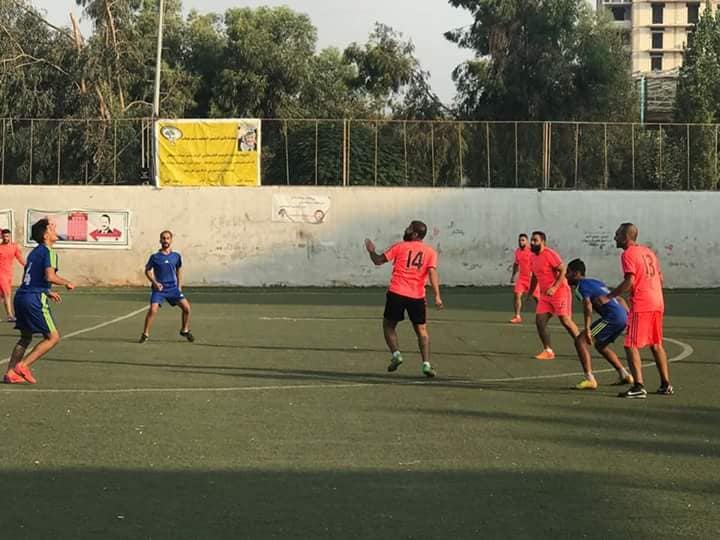 فوز نادي الضفة على نادي الدرة في مخيم البداوي