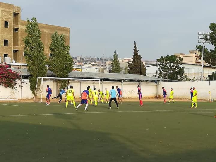 تعادل نادي الشبيبة و نادي الصمود في مخيم البداوي