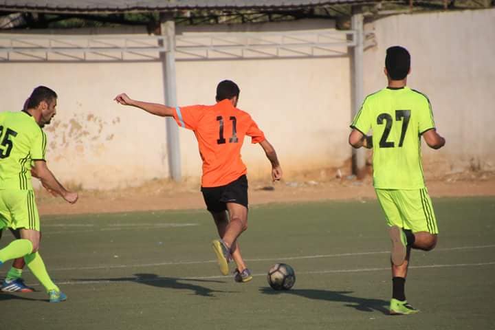 فوز فريق اليرموك على الشبيبة في مخيم البداوي