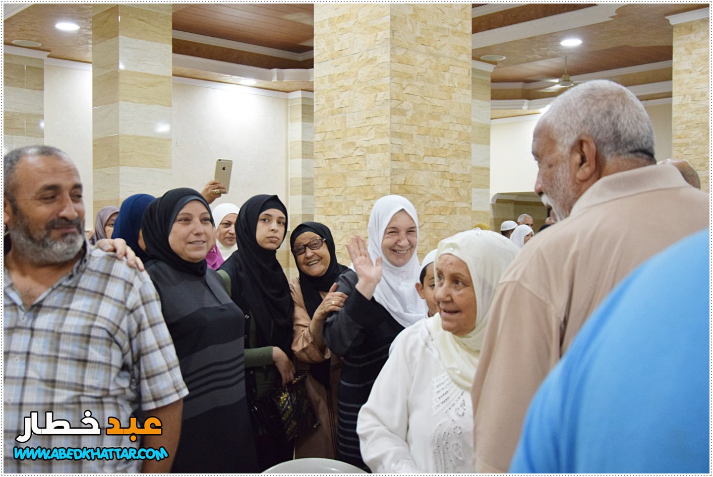 احتفال تكريم حجاج بيت الله الحرام في مخيم البداوي تحت رعاية اللجنة الشعبية ولجنة رعاية المساجد