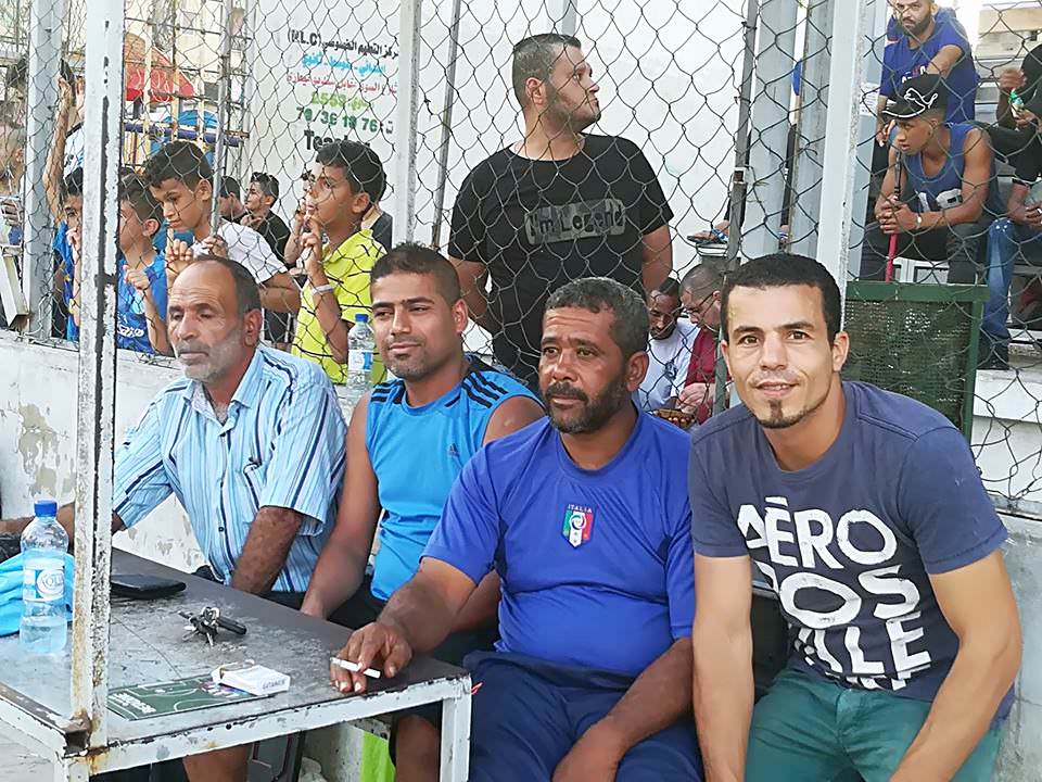 فوز نادي الاجيال 4-1على نادي فلسطين في مخيم البداوي
