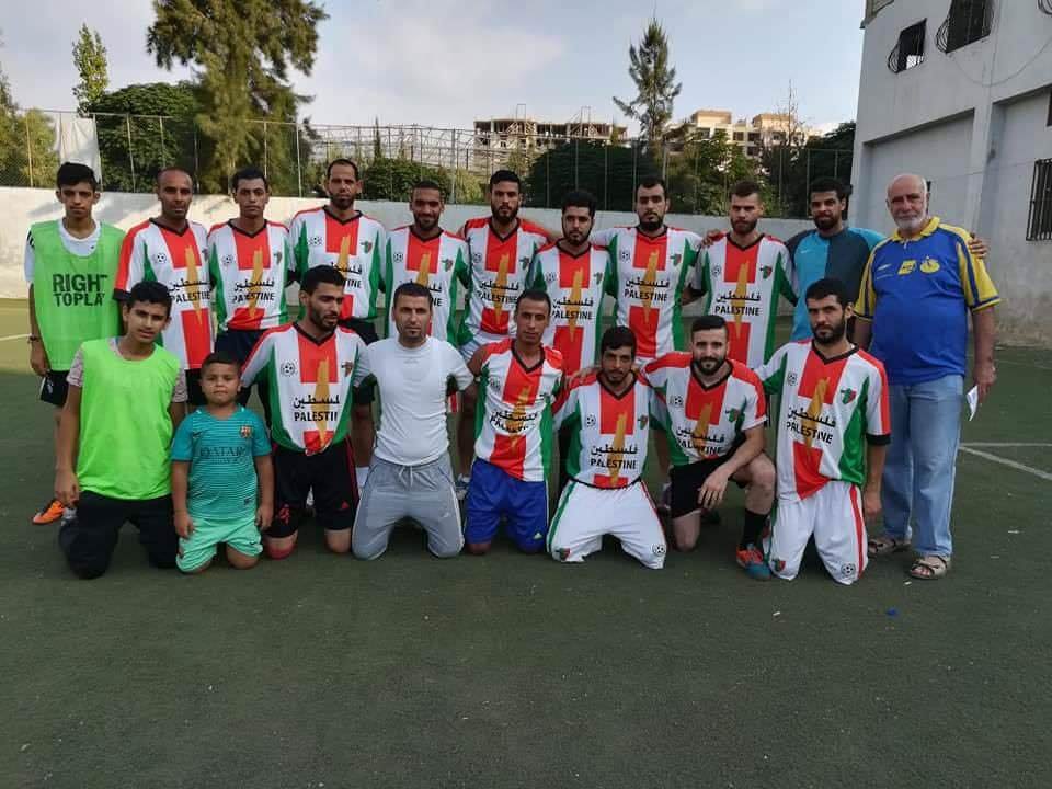 فوز نادي الاجيال 4-1على نادي فلسطين في مخيم البداوي