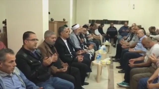 مجلس تأبين بمناسبة مرور ثلاث أيام على وفاة المرحوم المناضل أحمد سويدان أبو نزار في مخيم البداوي