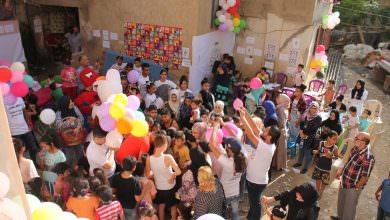 افتتاح مركز رعاية الأيتام والاطفال في مخيم البداوي