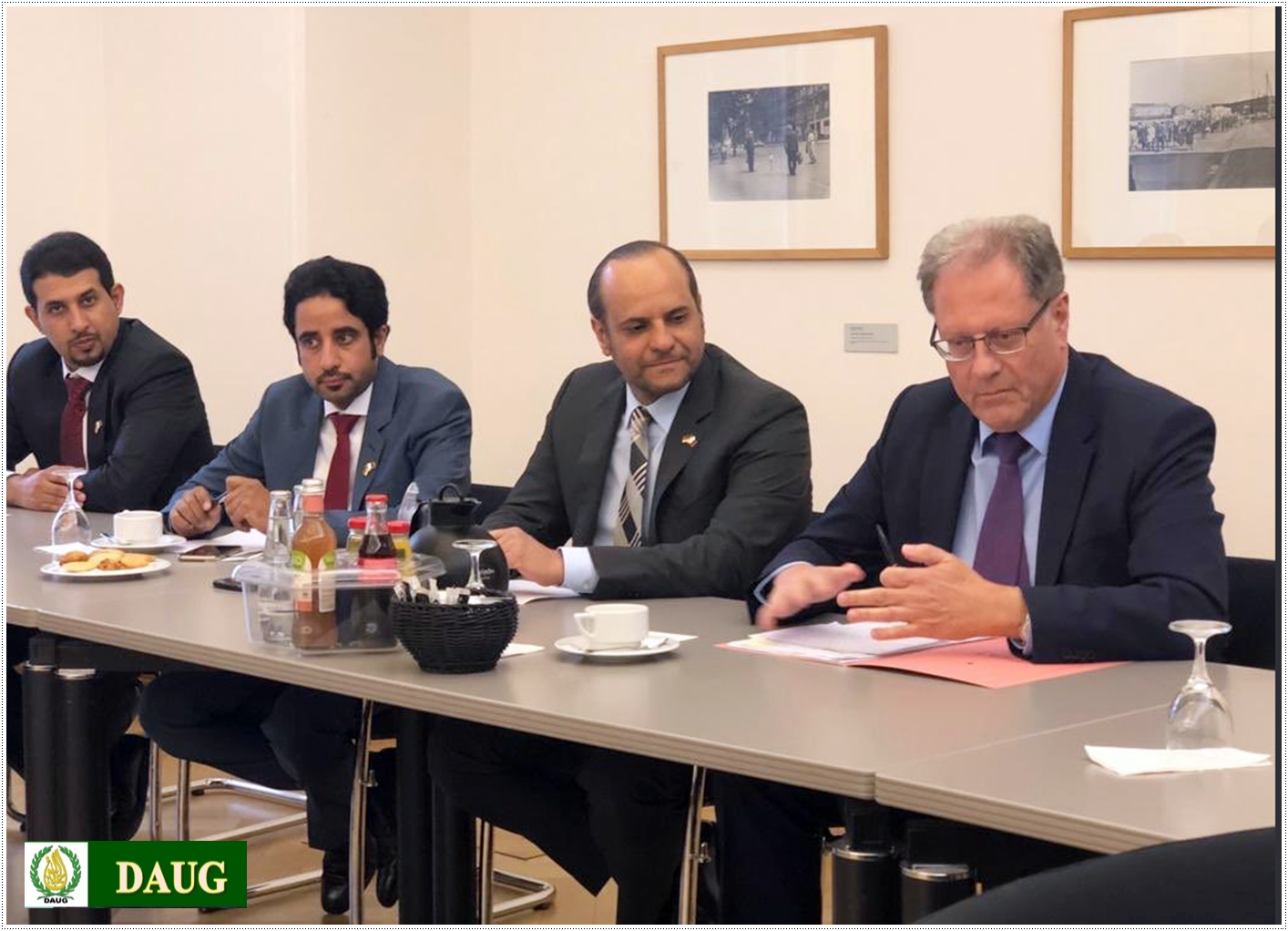 وفد من المجلس البلدي المركزي يناقش أوجه التعاون بين دولة قطر و مدينة برلين الألمانية  ويكرم السيد حسام معروف ود. جمال المغربي