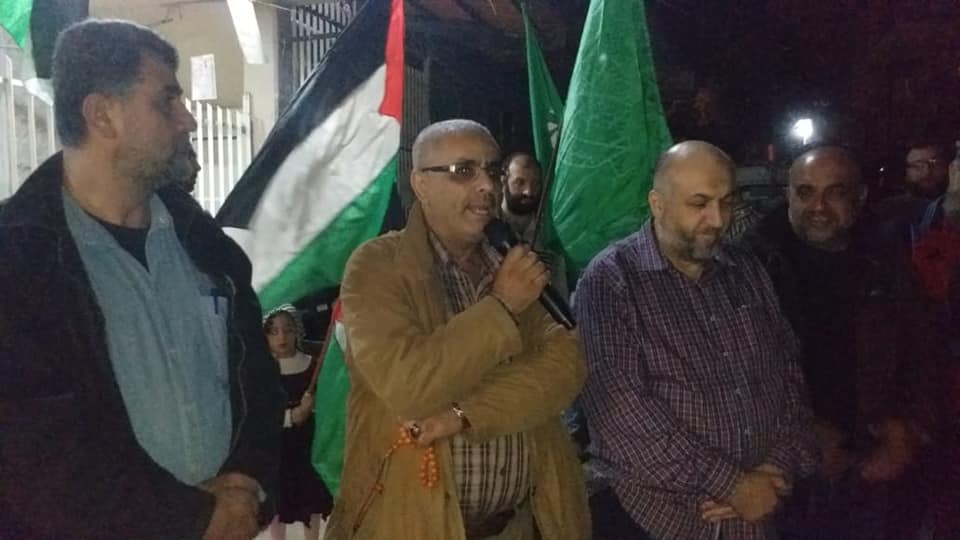 حركة المقاومة الإسلامية حماس تقيم في البداوي وقفة تضامنية مع المقاومة الفلسطينية في غزة