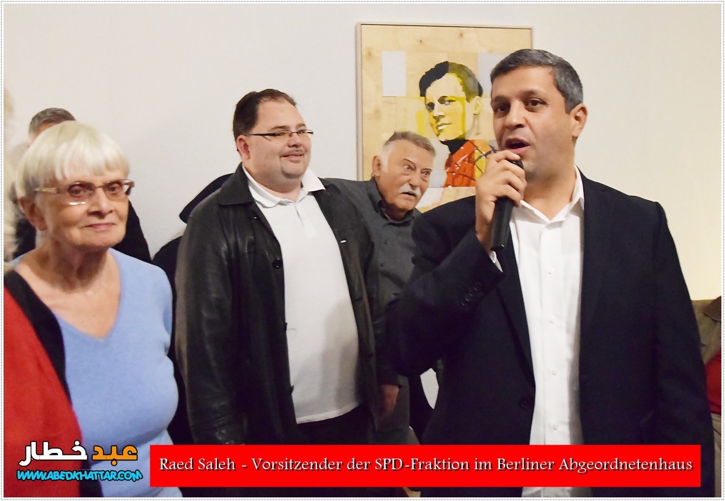 رائد صالح يفتتح رسمياً مكتبه الجديد في العاصمة الالمانية برلين