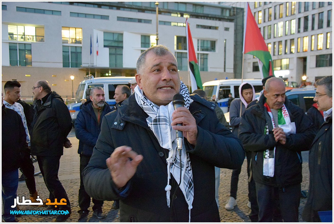 ماجد الزير رئيس مؤتمر فلسطينيي أوروبا - كلمة بالانكليزية
