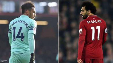 أوباميانغ ومحمد صلاح.. "كسر عظم" في الآنفيلد