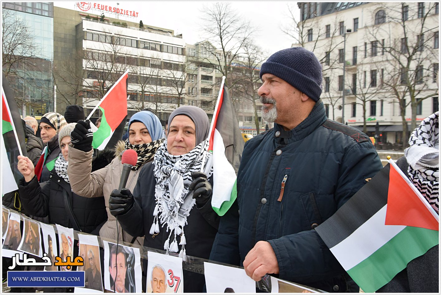 وقفة تضامنية مع الأسرى الفلسطينيين سجون الإحتلال الصهيوني في برلين