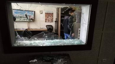 اعتداء على مبنى هيئة إذاعة وتلفزيون فلسطين الرسمي بغزة