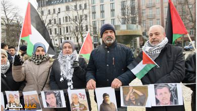 وقفة تضامنية مع الأسرى الفلسطينيين سجون الإحتلال الصهيوني في برلين || عبد خطار