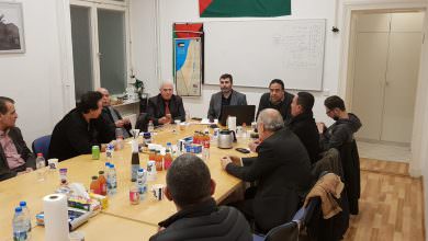 ناقشت هيئة المؤسسات والجمعيات الفلسطينية والعربية في برلين وفِي لقائها الدوري