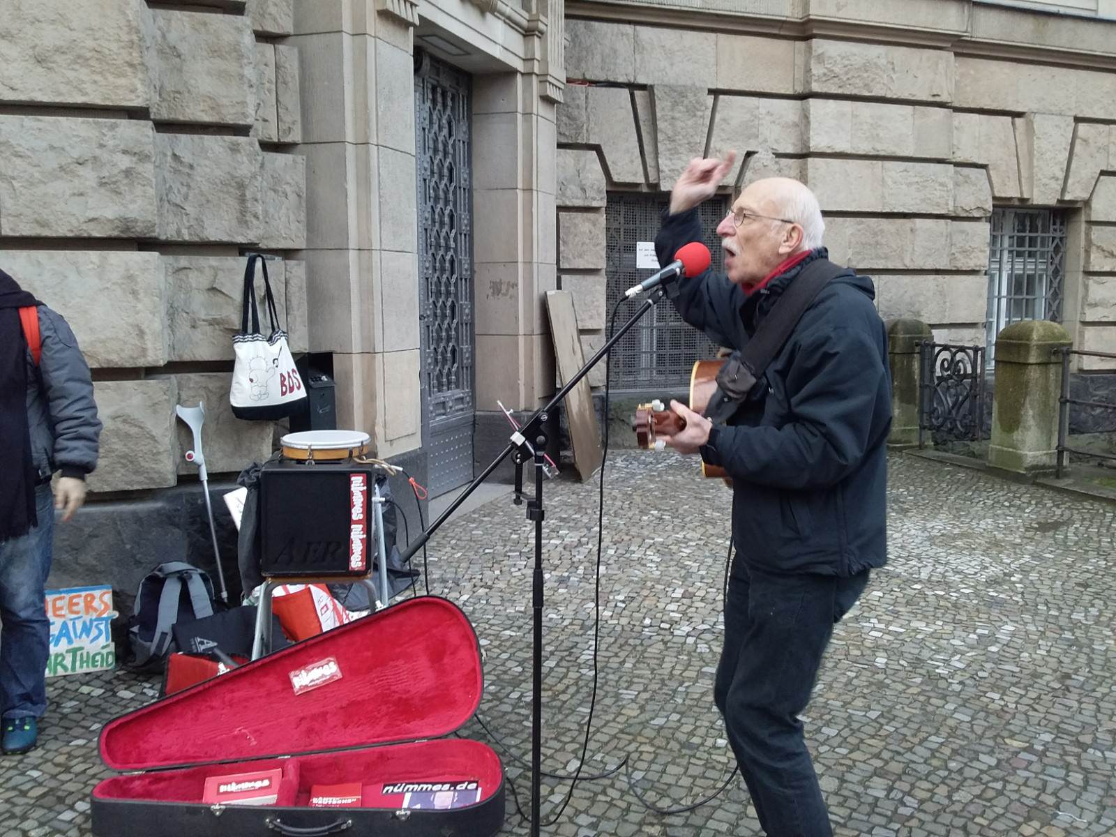 اعتصام تضامني احتجاجا على محاكمة الناشطين في حملة مقاطعة الاحتلال BDS في برلين