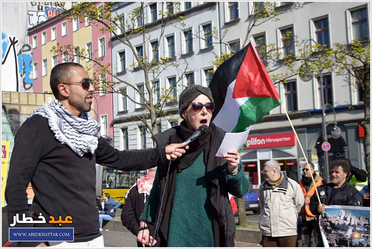 لجان فلسطين الديمقراطية ببرلين تحيي ذكرى يوم الأرض الخالدة الــ43