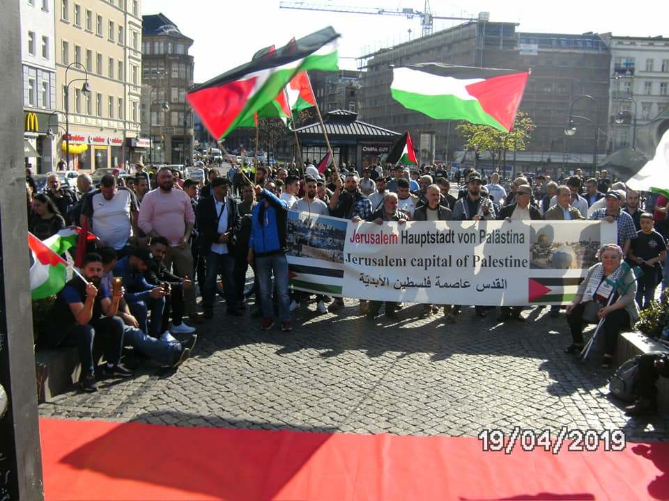 فعالية تضامنية في برلين مع الأسرى وإحياء ليوم الأسير الفلسطيني