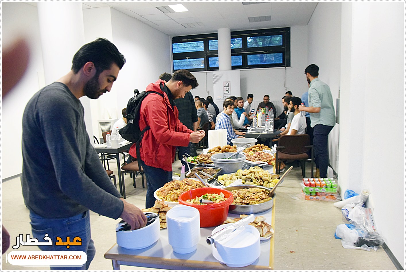 مائدة افطار رمضانية لطلابنا الفلسطينيين في مركز دارنا في برلين