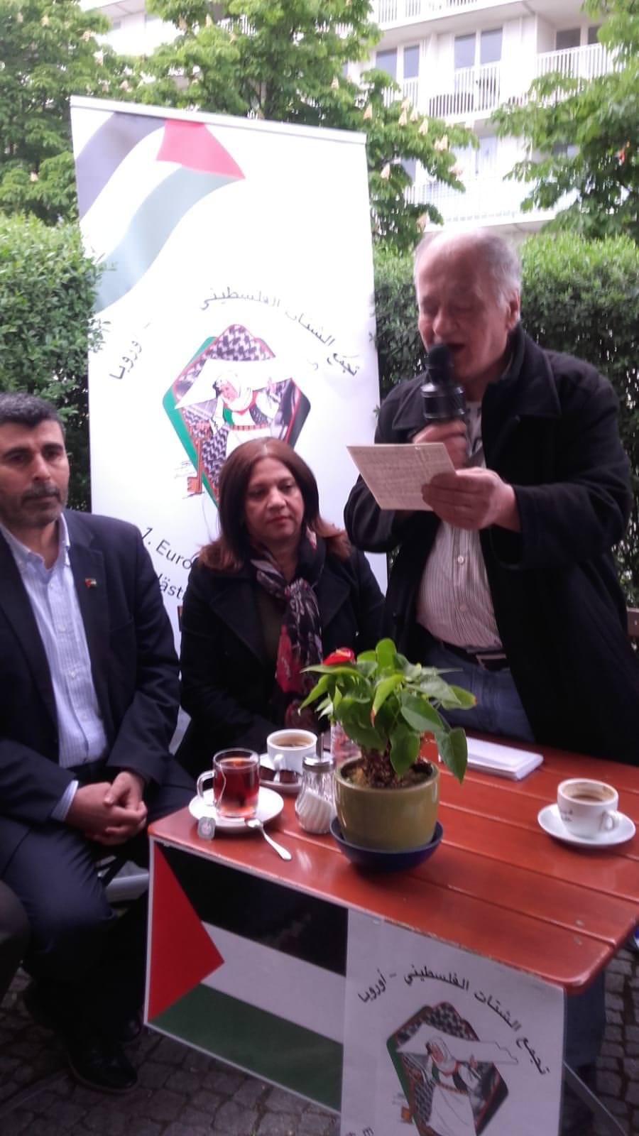 أمسية شعرية للشاعر الفلسطيني الكبير غسان إبراهيم في برلين